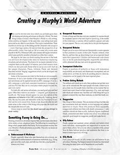 Page from Murphy's World RPG